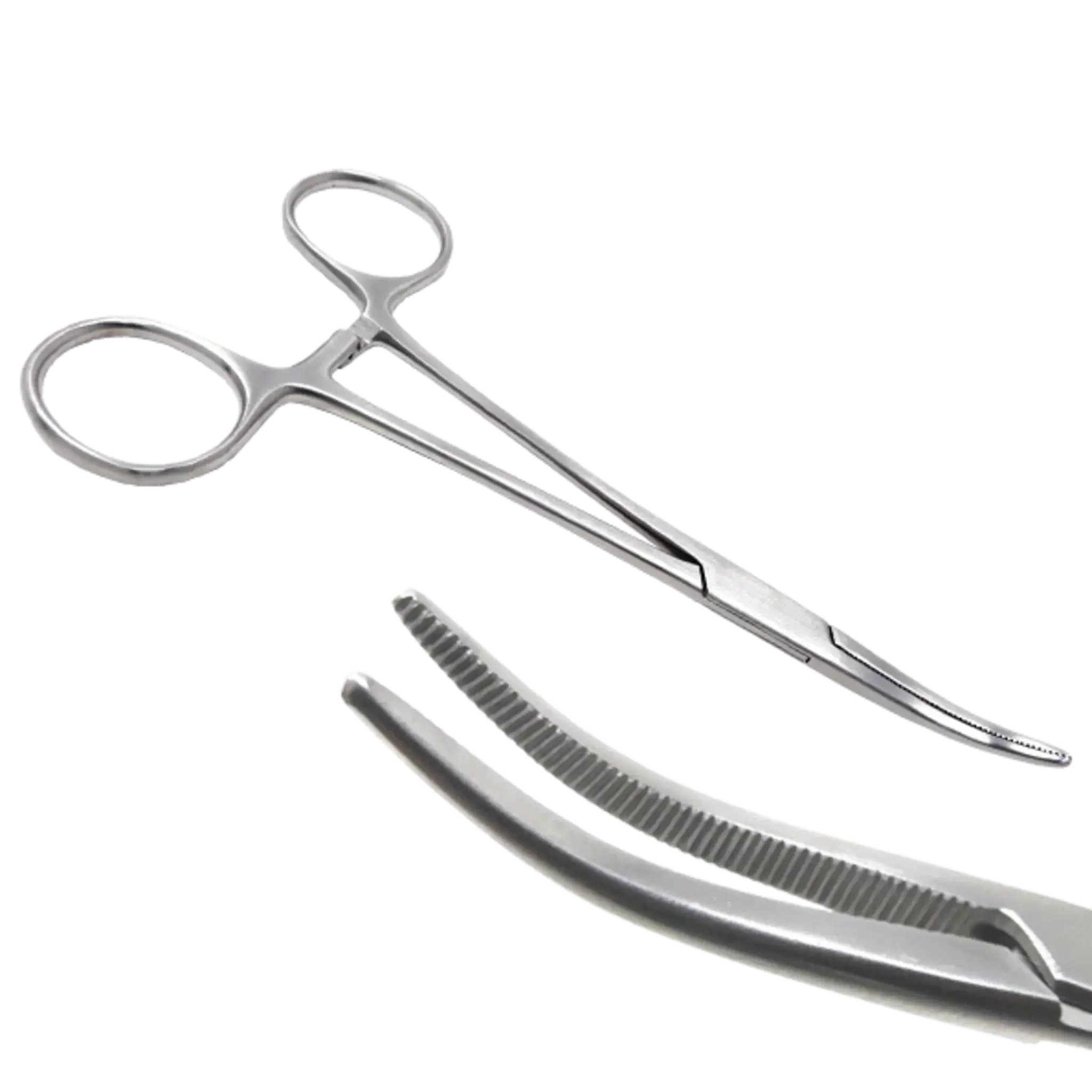 Pinza Crile Curva. Instrumental Quirúrgico