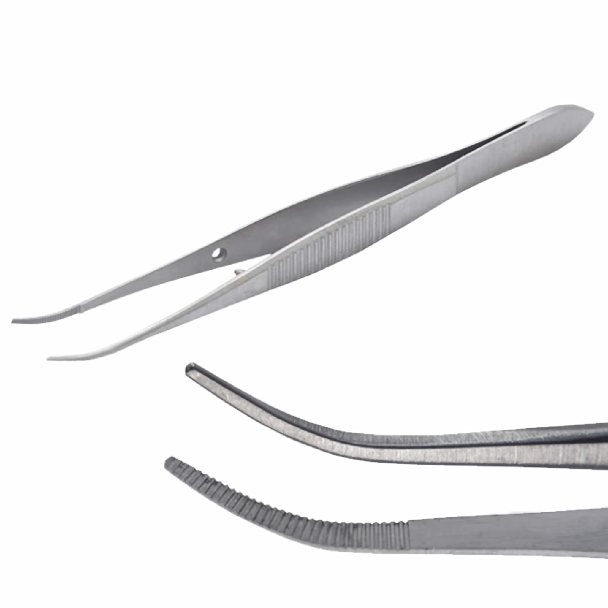 Pinza Iris Curva. Instrumental Quirúrgico