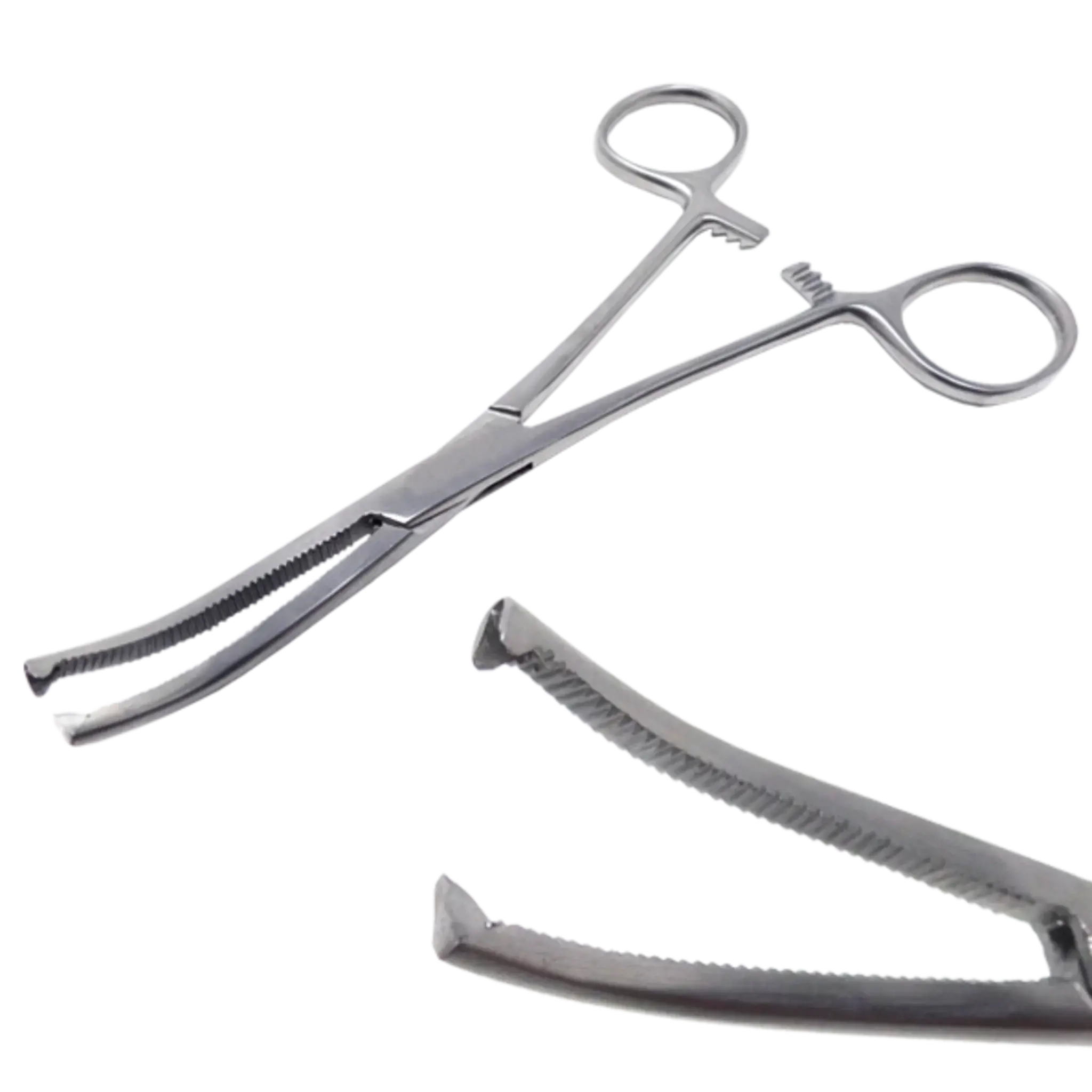 Pinza Kocher Curva. Instrumental Quirúrgico