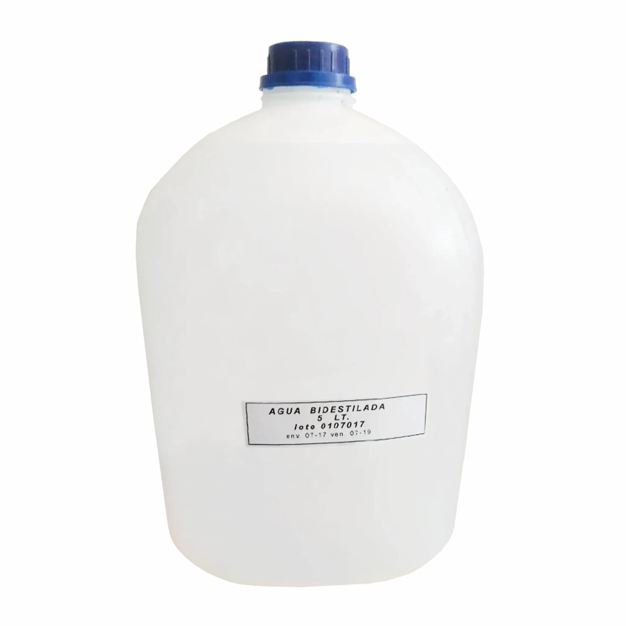 Agua Bidestilada. Insumos de Laboratorio