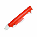 Pipeteador Plástico Rojo PIPUMP para Pipetas hasta de 25 ml. Insumos de Laboratorio