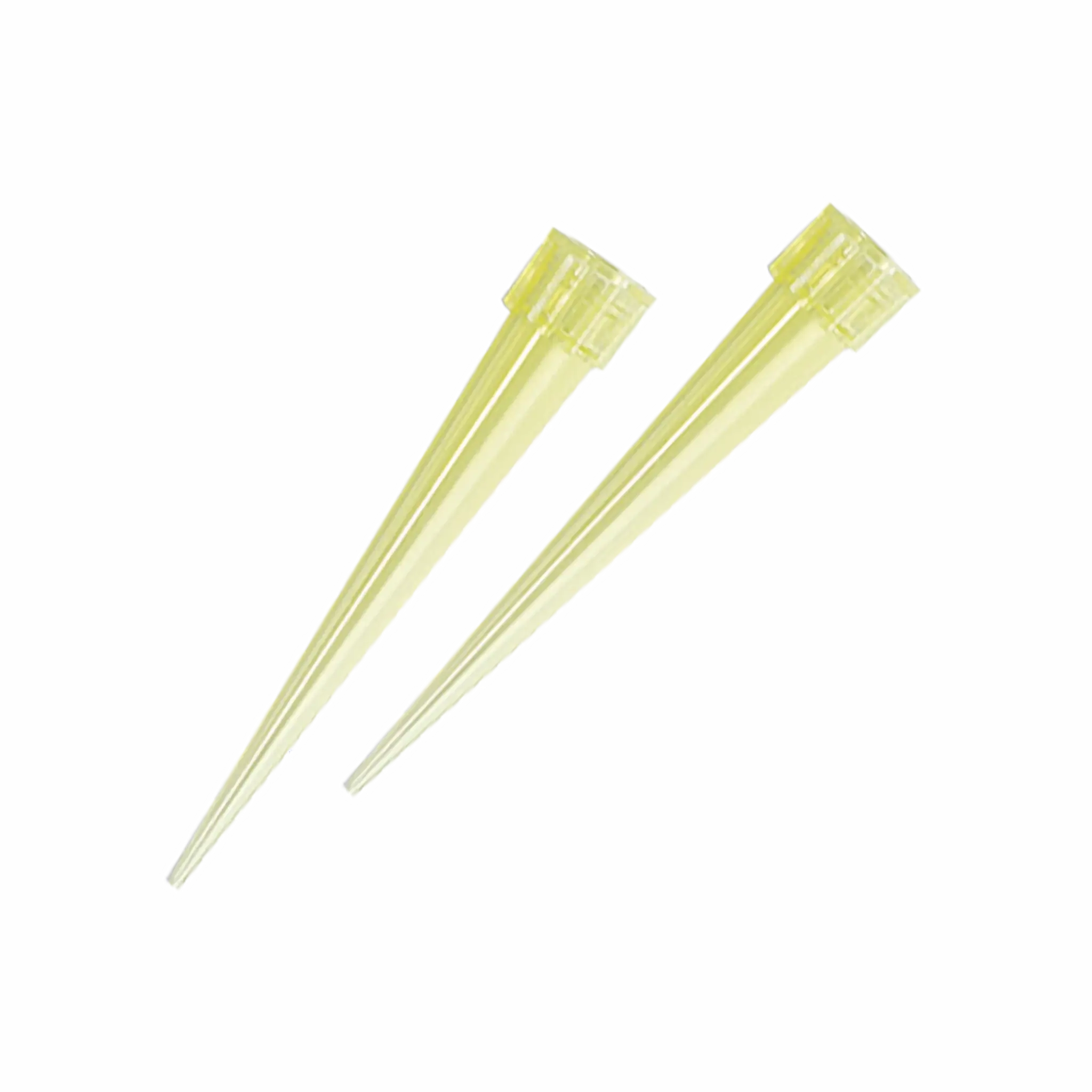 Puntas Amarillas para Micropipetas - Con Corona 1-200 ul. Insumos de Laboratorio