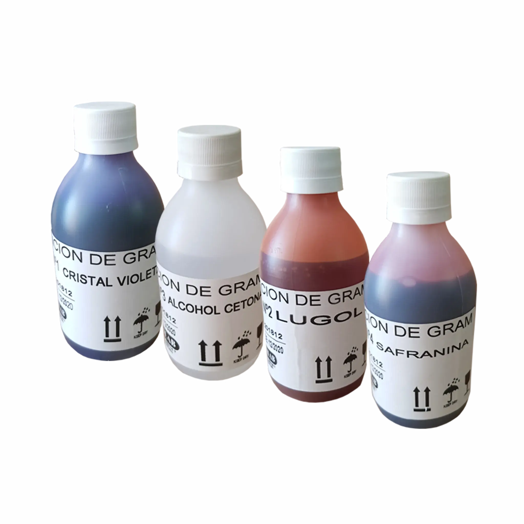 Solución Tinción de Gram Cristal Violeta. Insumos de Laboratorio