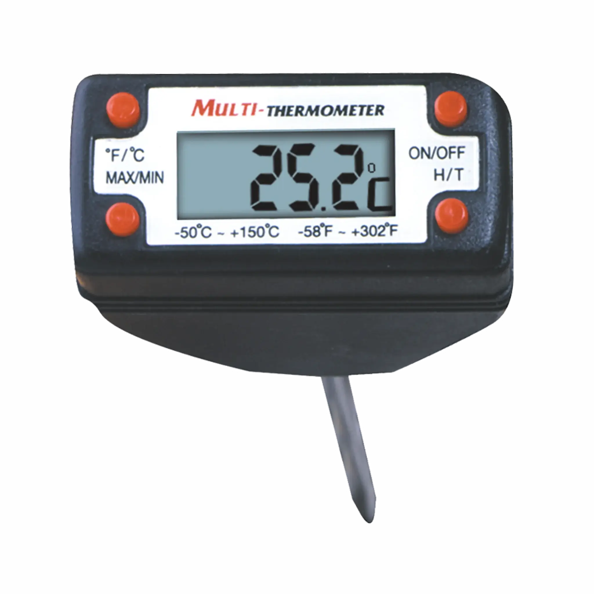 Termómetro Digital de Bolsillo -50 a + 150°C Precisión 0.1°C Con Termocupla. Insumos de Laboratorio