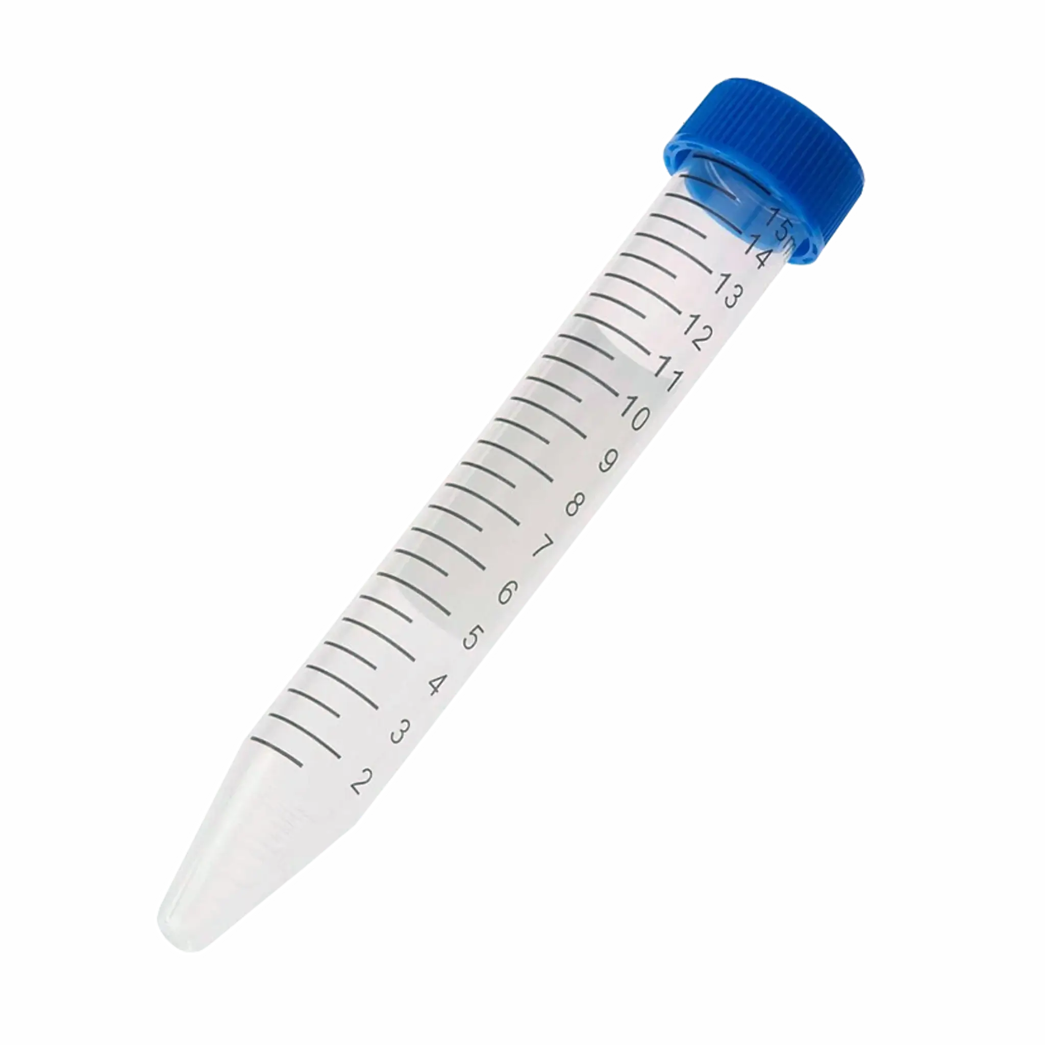 Tubo Falcon Centrífugo Plástico Cónico Con Tpa Rosca Graduado 15 ml. Estéril. Insumos de Laboratorio