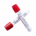 Tubo Muestra de Sangre Vidrio Rojo. Insumos Médicos