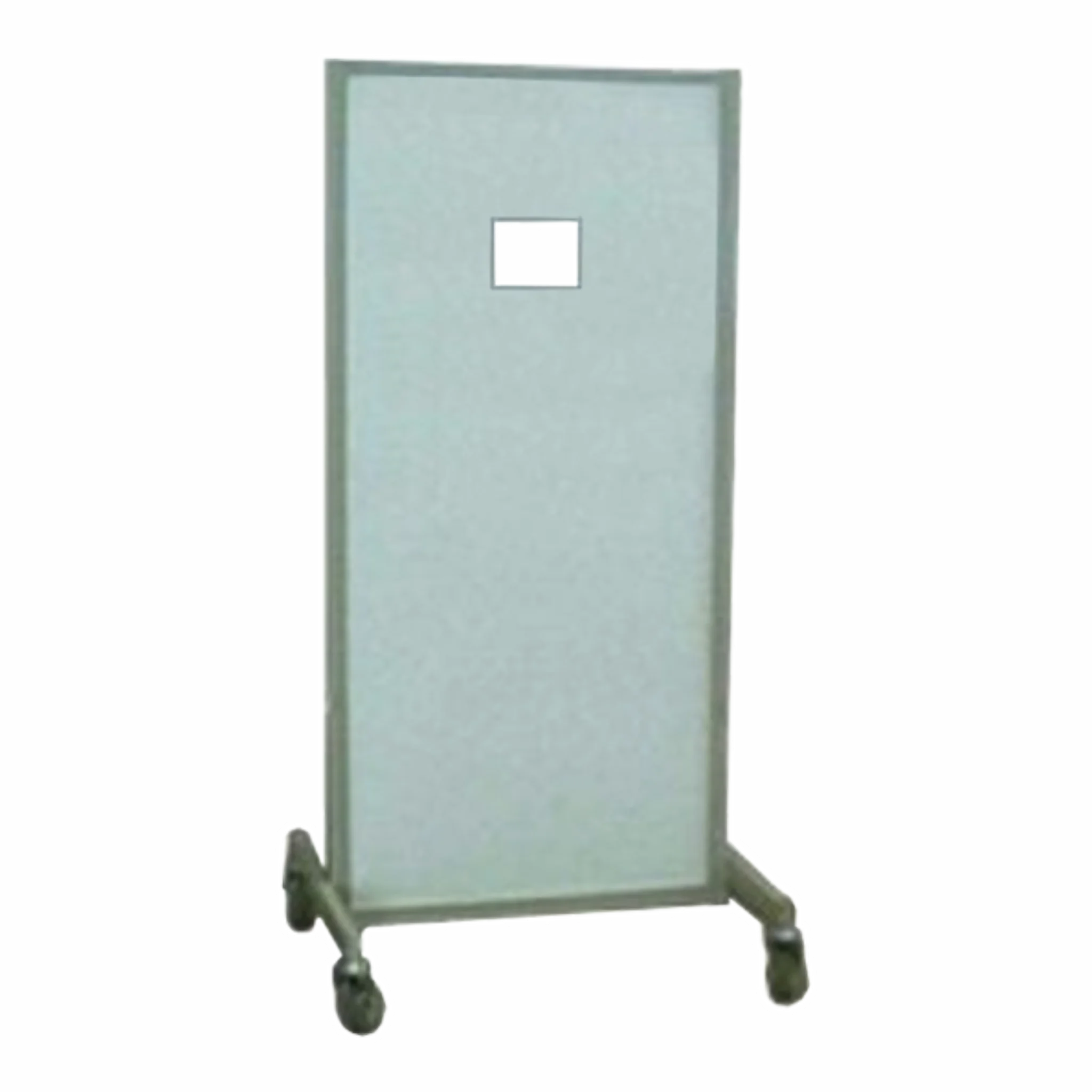 Biombo Plomado con visor. Mobiliario Clínico