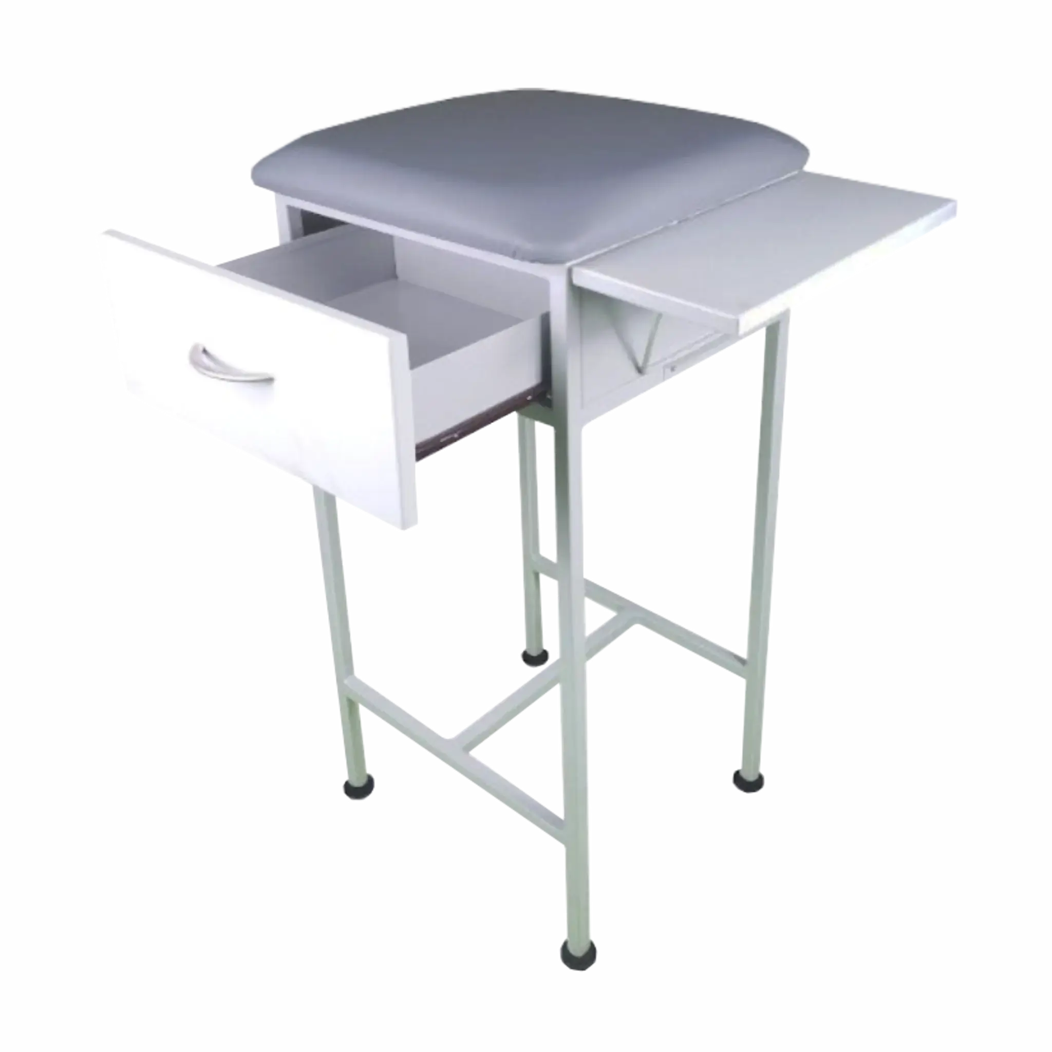 Mesa Toma de muestra con aleta. Mobiliario Clínico