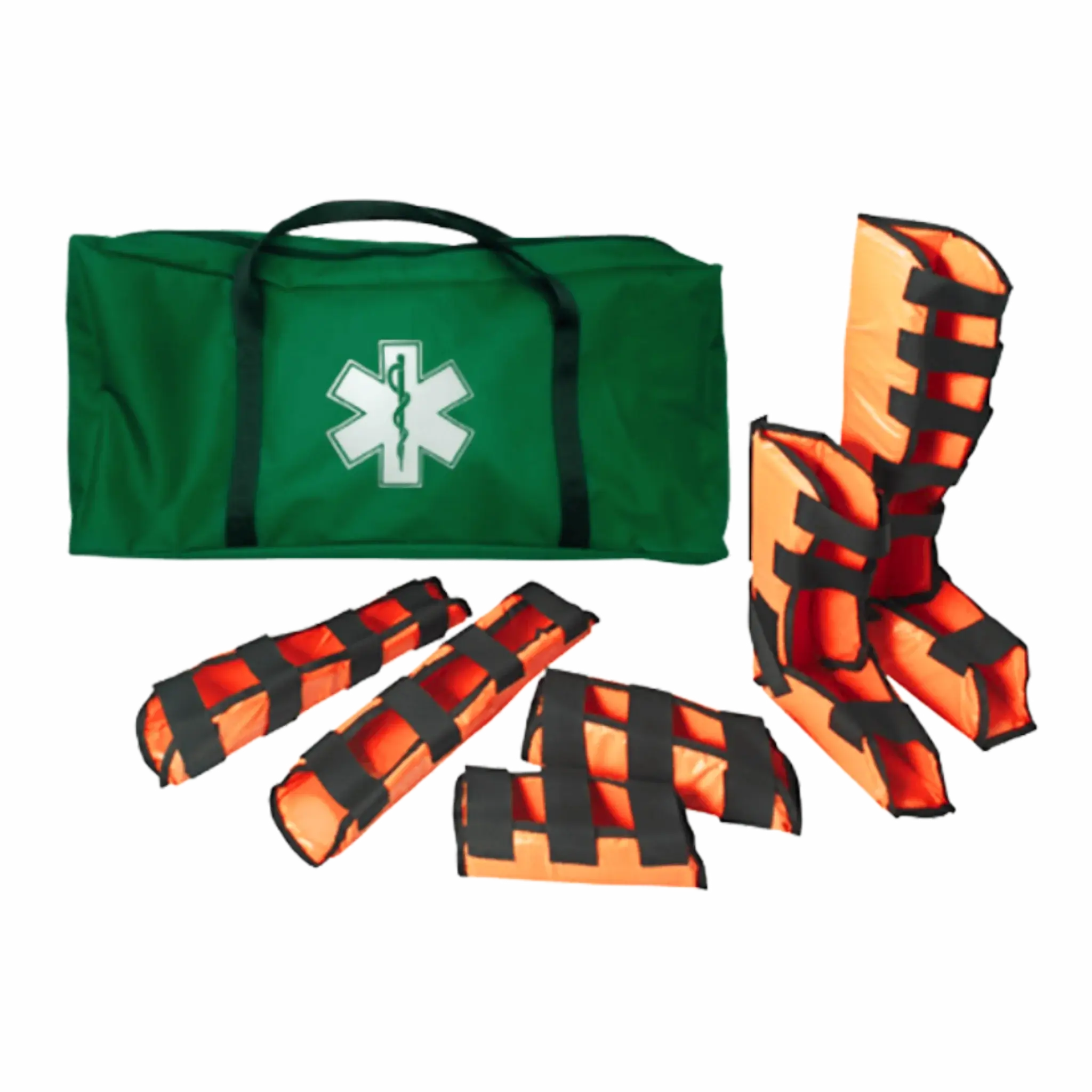 Férula Semirrígida - inlcuye bolso 5 piezas, permite Rayos X adulto. Rescate y Emergencias
