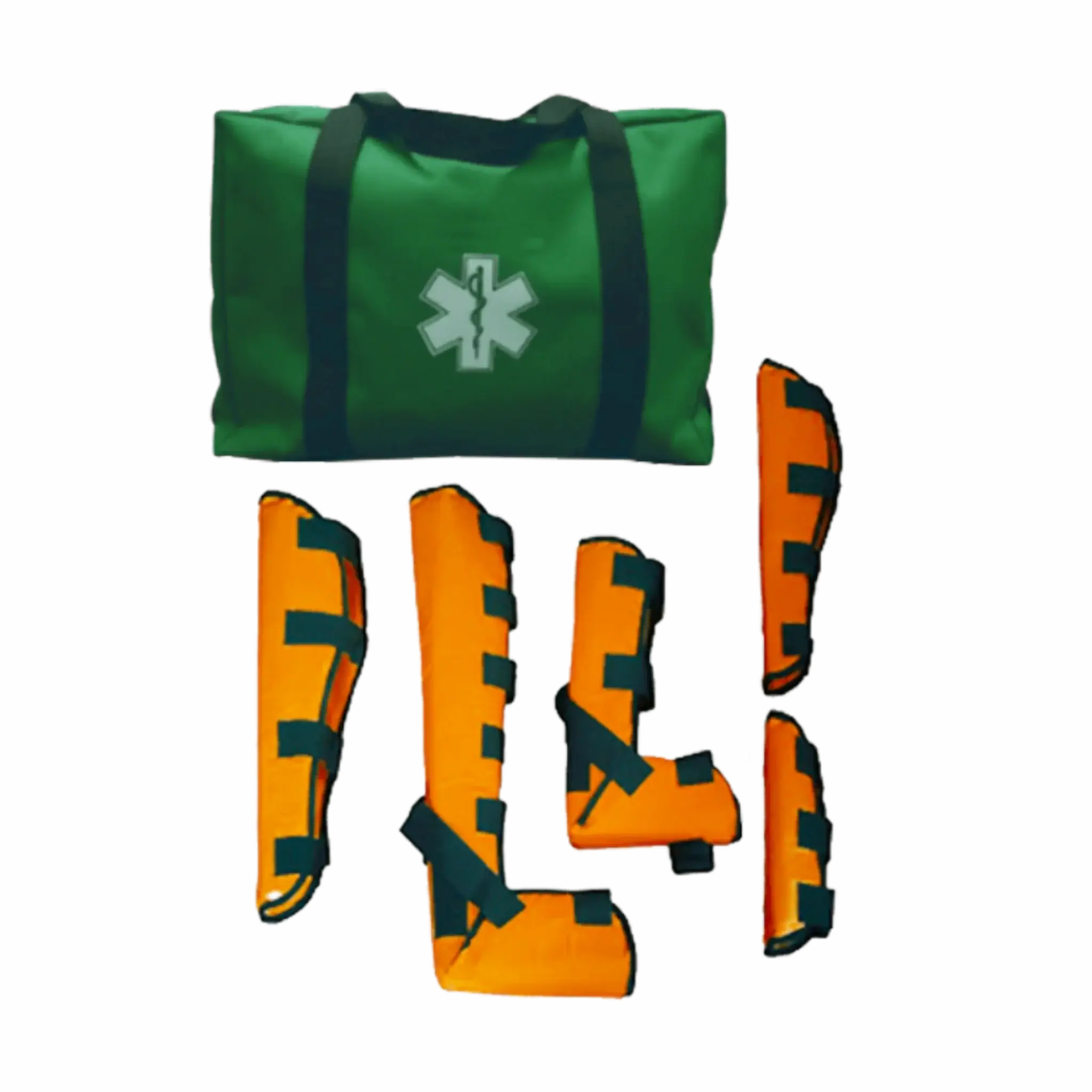 Férula Semirrígida - inlcuye bolso 5 piezas, permite Rayos X pediátrico. Rescate y Emergencias