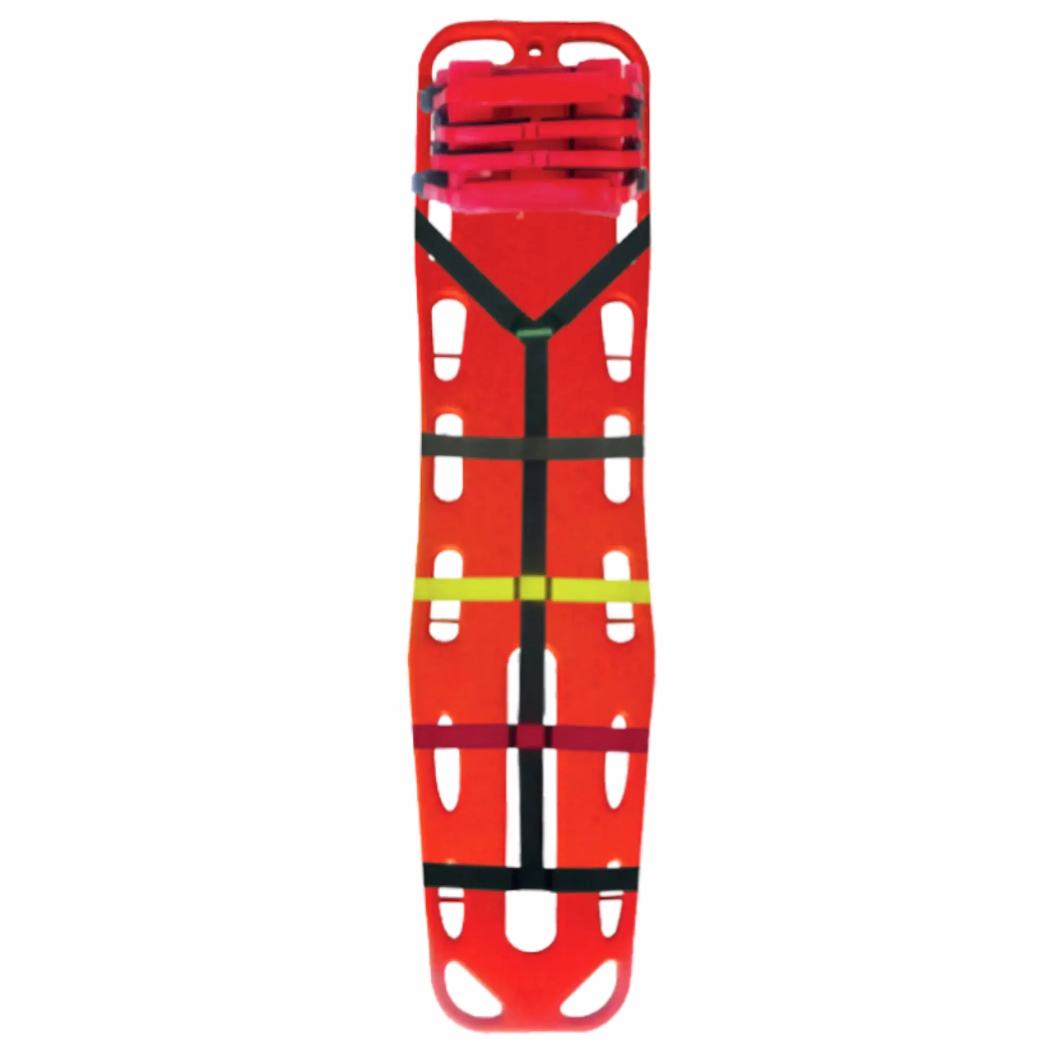 Kit de Rescate - tabla - inmovilizador de cabeza - collar cervical - correas de sujeción adulto. Rescate y Emergencias