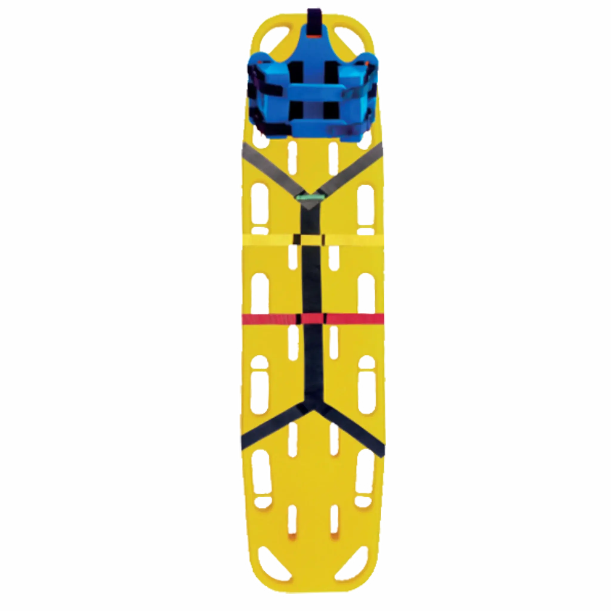 Kit de Rescate - tabla - inmovilizador de cabeza - collar cervical - correas de sujeción pediátrico. Rescate y Emergencias