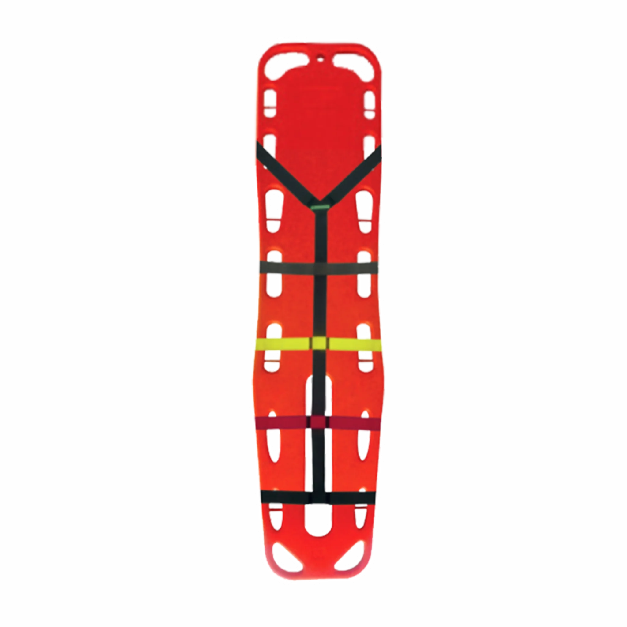 Tabla Plástica Rescate (espinal) con correas de sujeción tipo araña adulto. Rescate y Emergencias