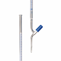 Bureta recta llave de teflón. Glassco. Insumos de Vidrio para Laboratorio