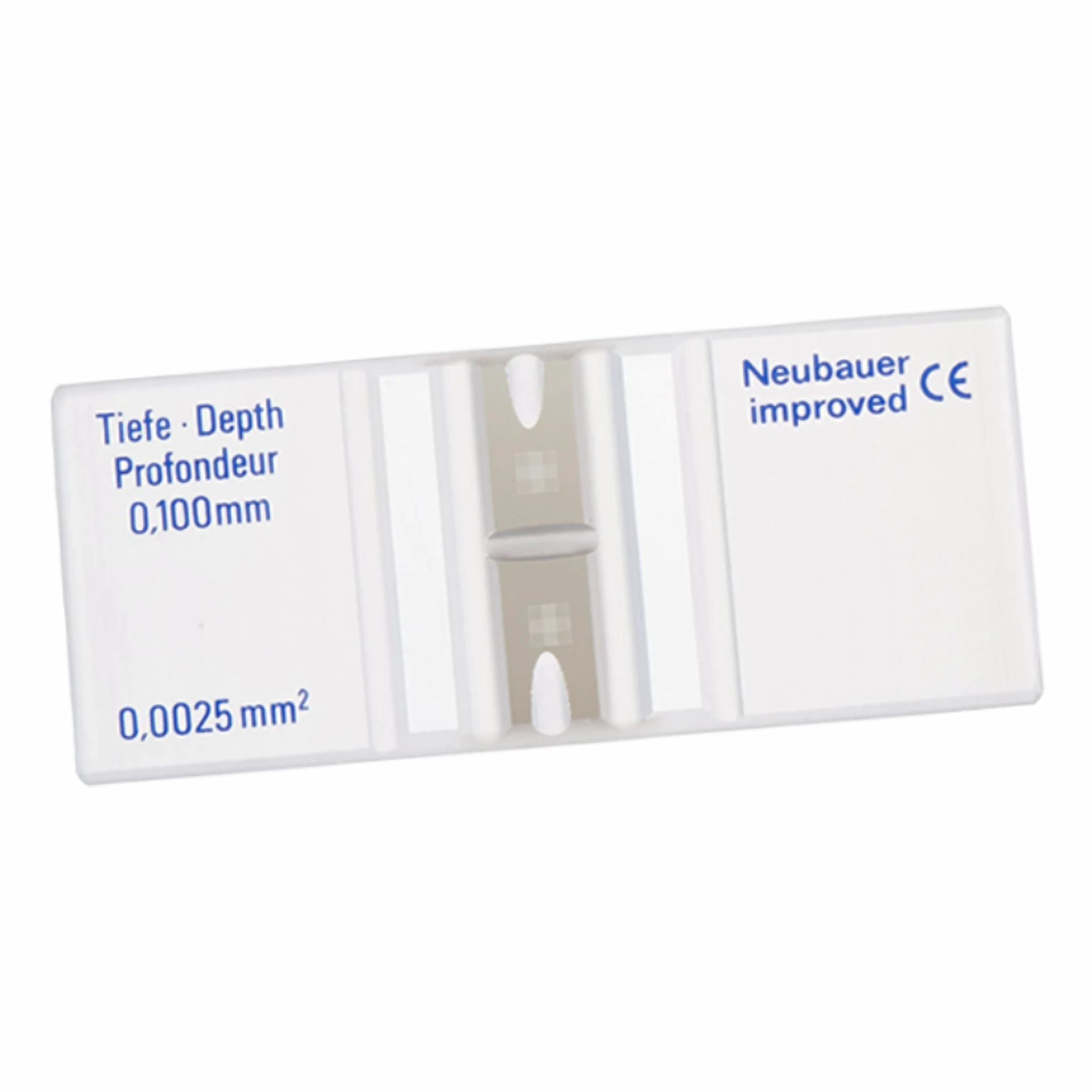 Cámara Neubauer doble - retículo simple. Insumos de Vidrio para Laboratorio