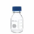 Frasco Graduado 250 ml. con tapa rosca. JLB-WS Labs. Insumos de Vidrio para Laboratorio