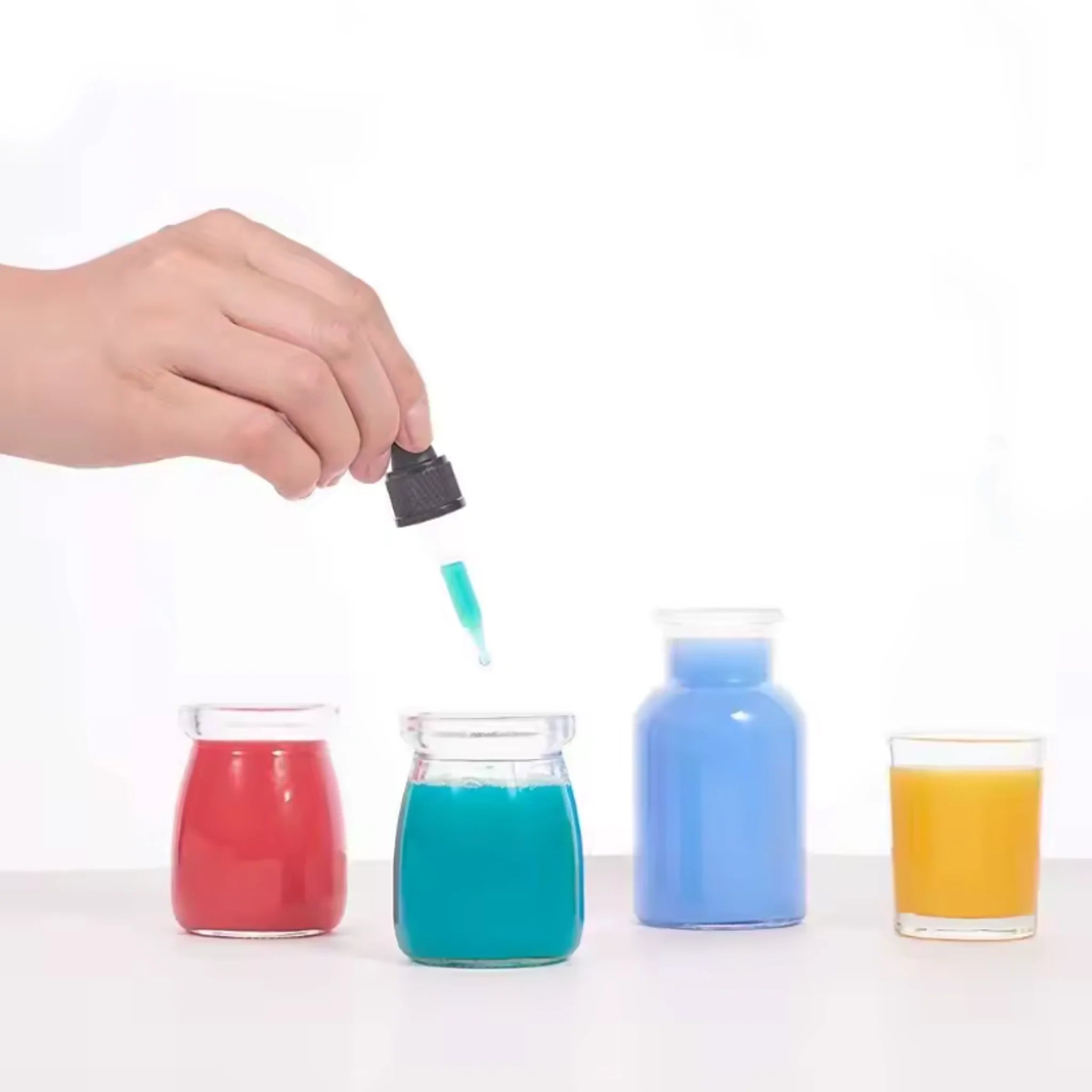 Gotario de vidrio con punta y goma. Insumos de Vidrio para Laboratorio