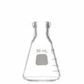 Matraz erlenmeyer 50ml. graduado. WS Labs. Insumos de Vidrio para Laboratorio