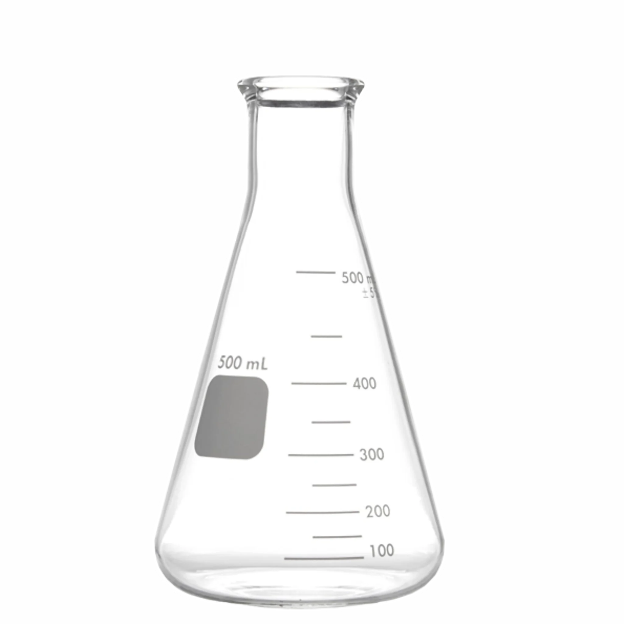 Matraz erlenmeyer 500ml. graduado. WS Labs. Insumos de Vidrio para Laboratorio