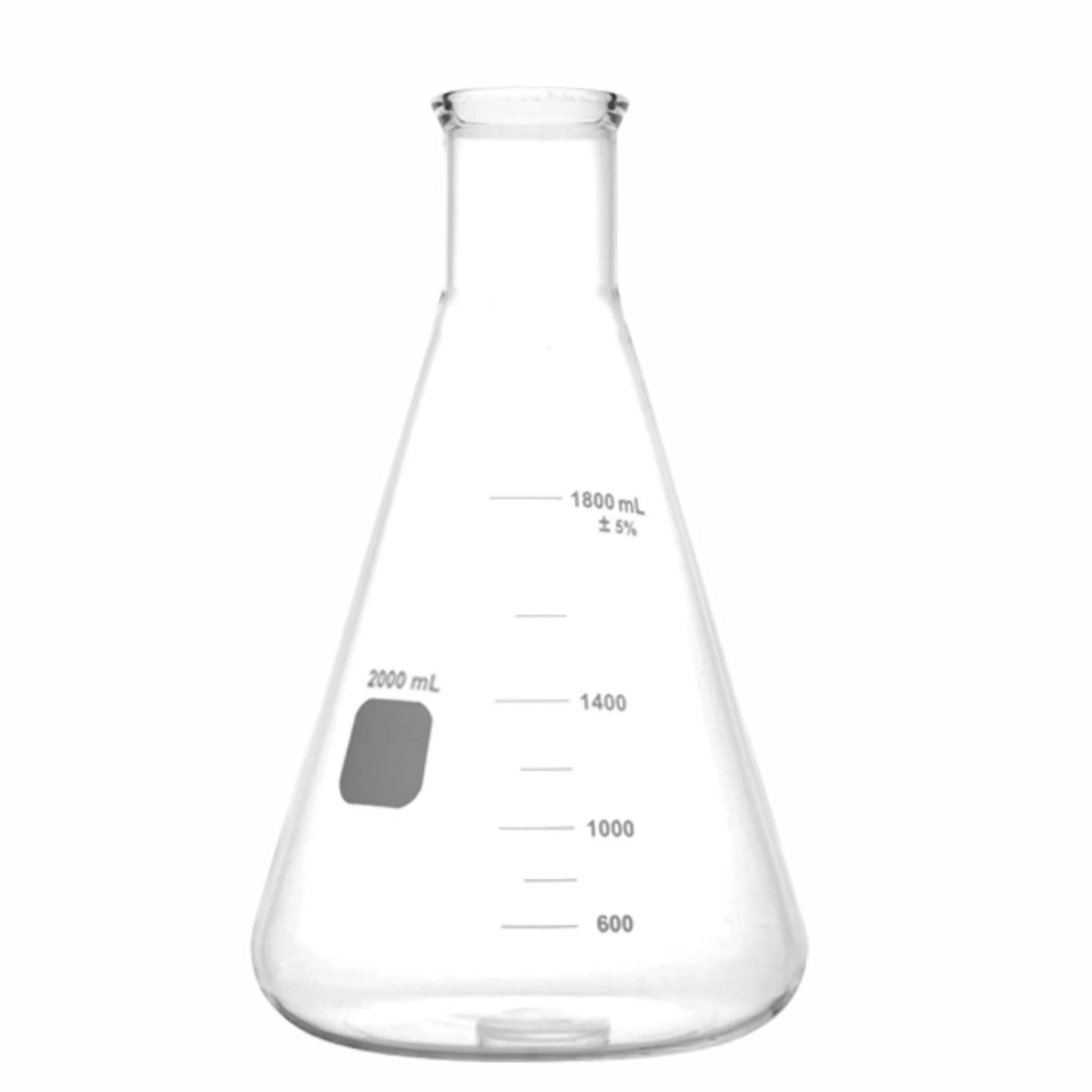 Matraz erlenmeyer 2000ml. graduado. WS Labs. Insumos de Vidrio para Laboratorio
