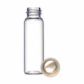 Vial con tapa rosca y sello metálico. Insumos de Vidrio para Laboratorio