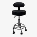 Piso con ruedas con respaldo, regulable, lavable. Mobiliario Clínico Megamed