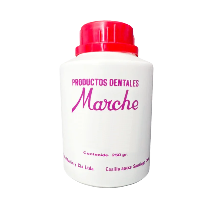 Acrílico Para prótesis rápido rosado Marche Frasco 250grs. - Induslab