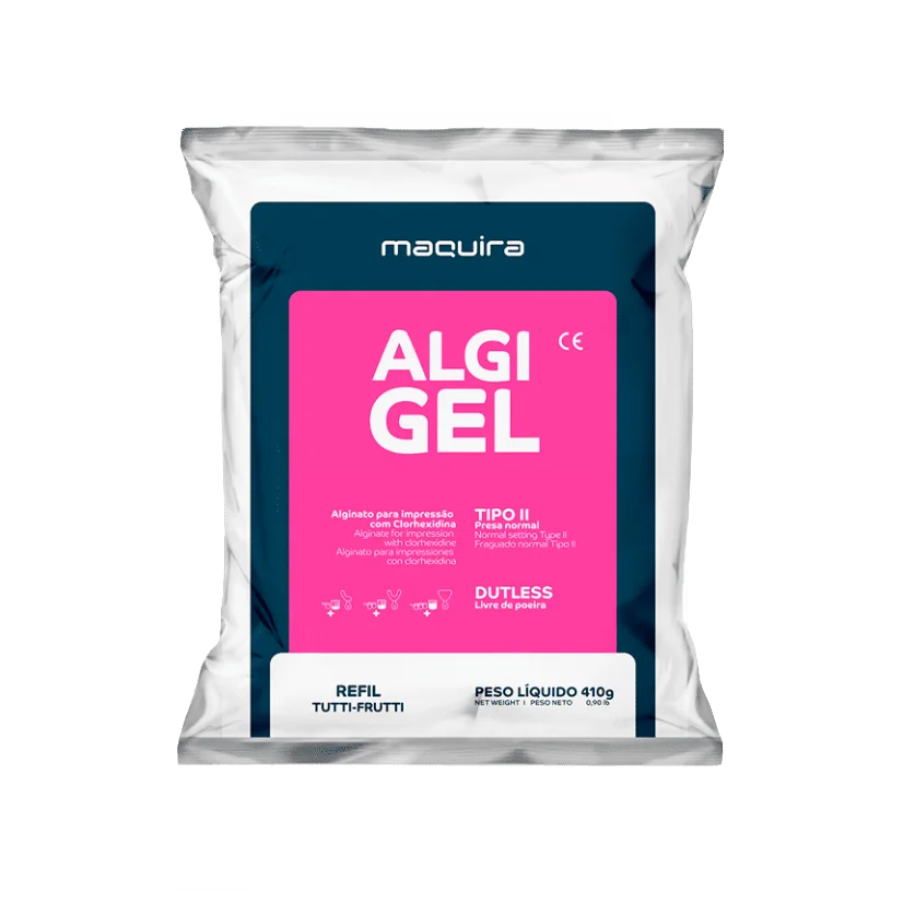 Alginato Algi-Gel cromático normal Maquira Frasco 410grs. - Induslab