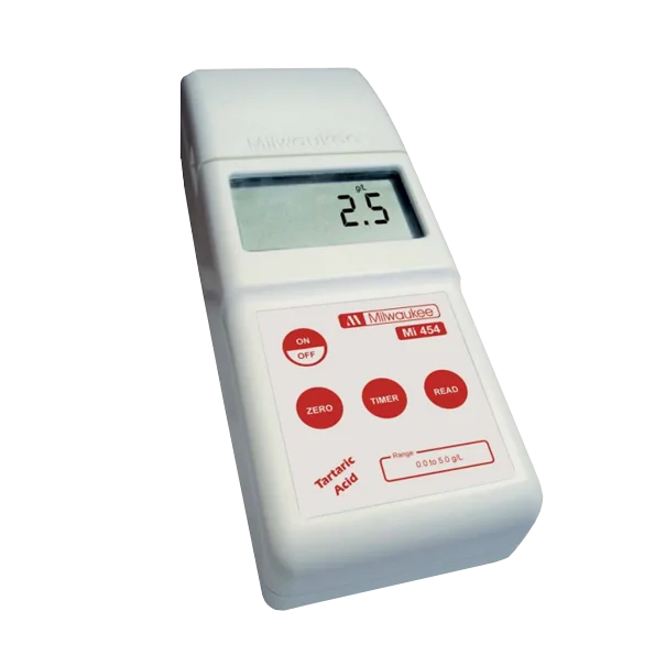 Fotómetro digital Para ácido tartárico en vino. Mod. MI454 Milwaukee - Induslab