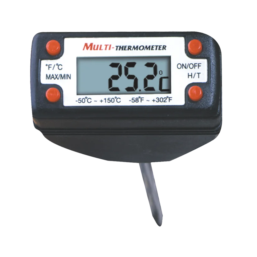Termómetro digital De bolsillo -50 a + 150°C precisión 0.1°C con termocupla Unidad - Induslab