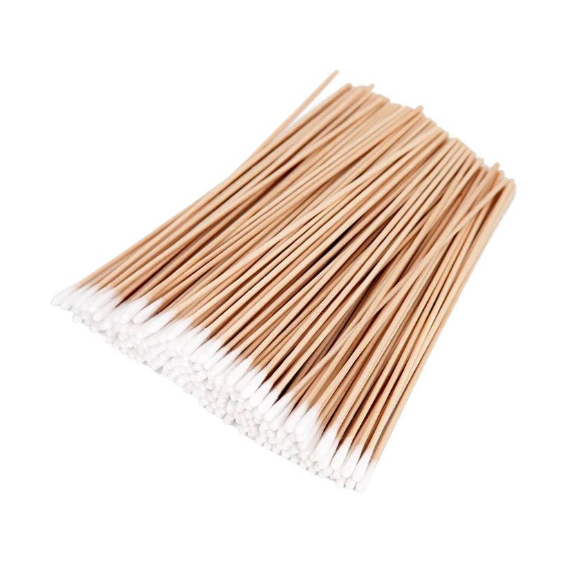Tórulas de algodón con vástago de madera estéril Caja x 100u. - Induslab