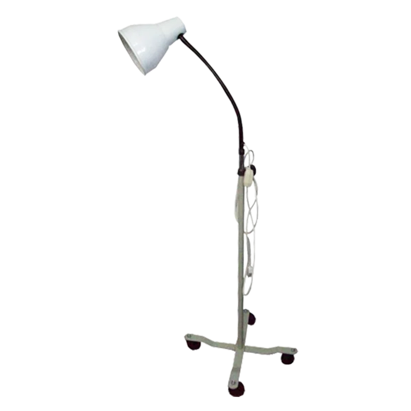 Lámpara de pedestal rodable Cuello flexible y regulable en altura - Induslab