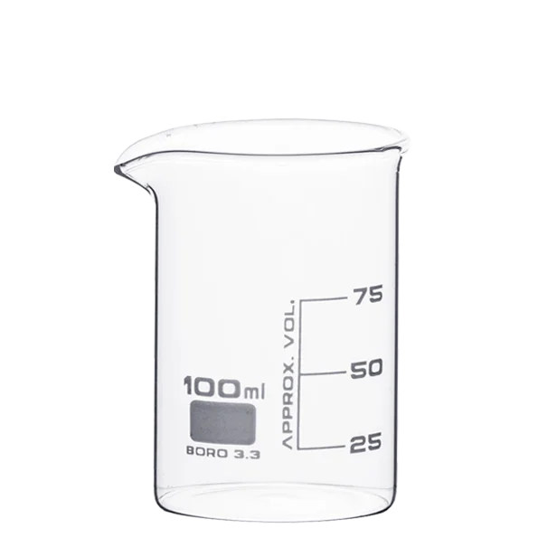 Vaso pp. 100ml. forma baja graduados Boeco - SIM Unidad - Induslab