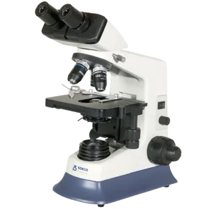 Microscopio binocular